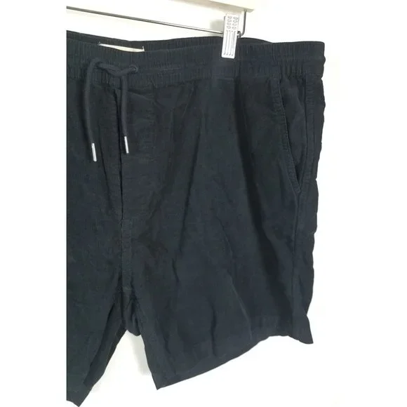 Taylor Stitch Men's Sz. XXL The Apres Corduroy Shorts In Dark Navy Pinwale NWT